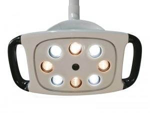 Lampu operasi filter dental:<br />3 mode: putih / kuning / putih + kuning<br />Lampu Filter--lampu tentrem & fokus<br />Kanthi kamera dibangun ing