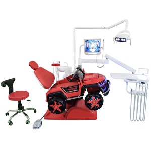 China Cheap Dental Patient Chair Factory –  Economic Kids Dental Chair Q1 With Music – Lingchen