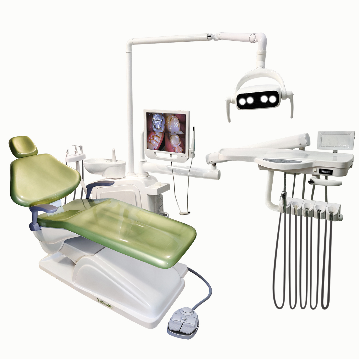 Dental Chair Description Factory – Best Seller! Tender King Dental Chair Unit TAOS800 – Lingchen detail pictures