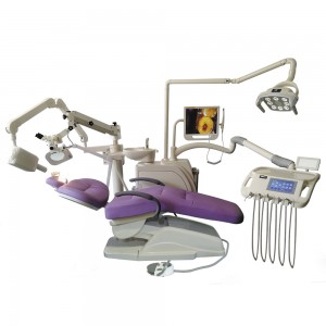 China Cheap Dental Chair Foot Control –  Touch Screen Control Dental Chair Central Clinic Unit TAOS1800c – Lingchen