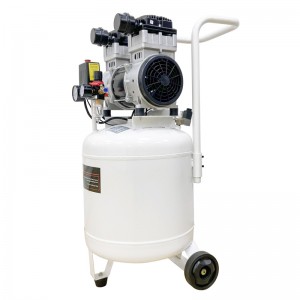 Dental Air Compressor AC1100 Two Safety Fast Type Motor Silent Oil Free 50L 1100W
