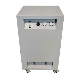 Dental Air Compressor AC1100 with Cabinet Two Safety Silent 50L 1100W