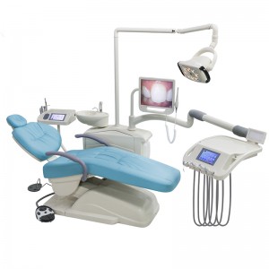 IOS Certificate Adjustable Sensor LED Lamp Dental Units Luxury Implant Dental Chair