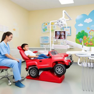 Kids Dental Chair Q1 in Pediatric Clinic Design for Children’s Dream Car with Music