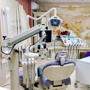 Ergonomic Dental Chair Central Clinic Unit with X Ray Machine Microscope