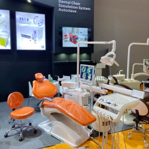 LINGCHEN DENTAL TAOS800L Ergonomic Dental Chair Unit with Vacuum Cleaning system & Injection Molding Operation Tray