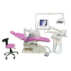 China Cheap Chair Dental Equipment Factories –  Built-In Electric Suction Durable PU Dental Chair Unit TAOS700 – Lingchen