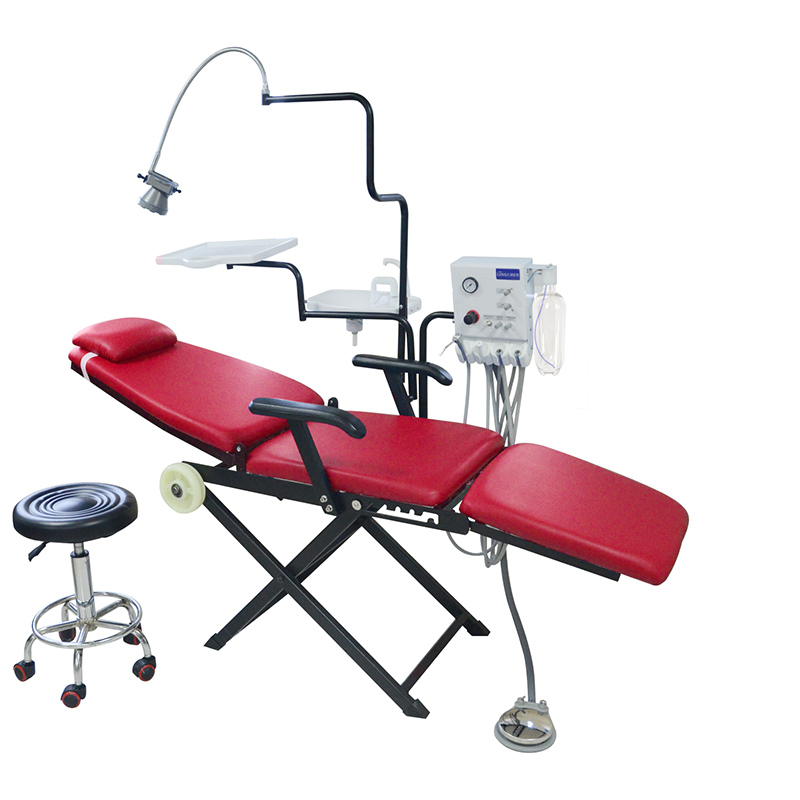 China Cheap Portable Dental Air Turbine –  Multifunctional portable dental chair convenient for visiting patients – Lingchen