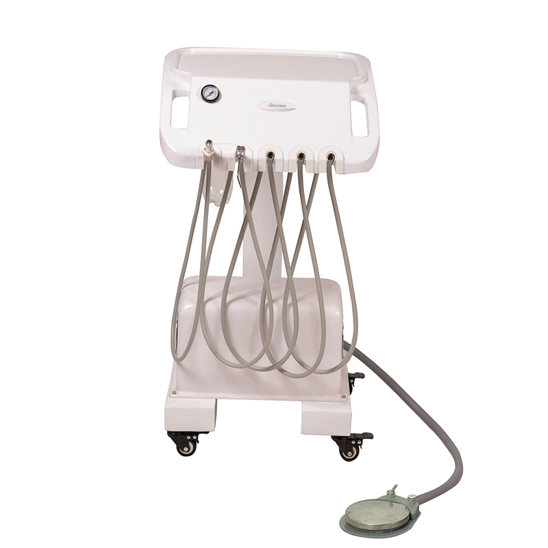 China Cheap Portable Dental Turbine Unit Work With Compressor Pricelist –  Dental surgical trolley with 550w compressor – Lingchen