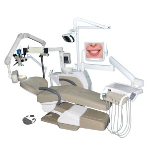 Chair For Dental Clinic Exporters –  Dental Chair Central Clinic Unit TAOS900c With Microscope X-Ray – Lingchen
