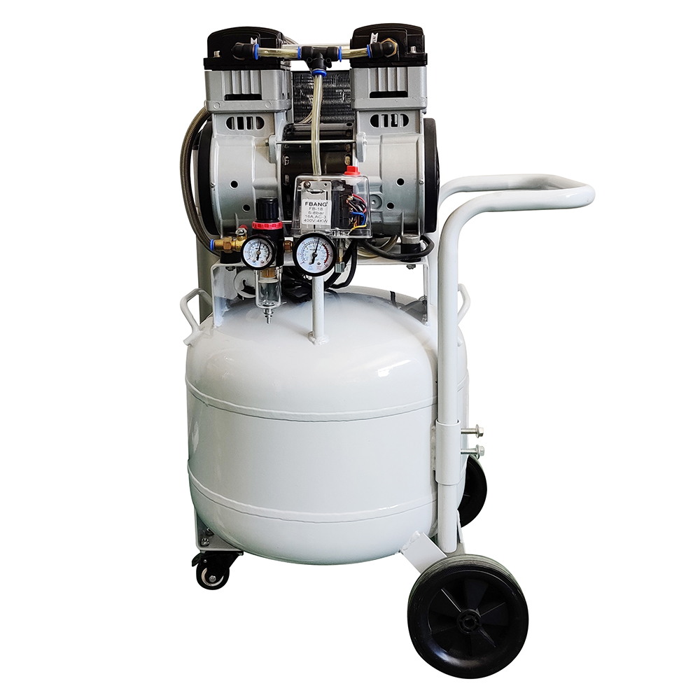 Dental Bibs Suppliers –  Silent Dental Compressor with Air-Dryer Original design by Lingchen 2021 – Lingchen